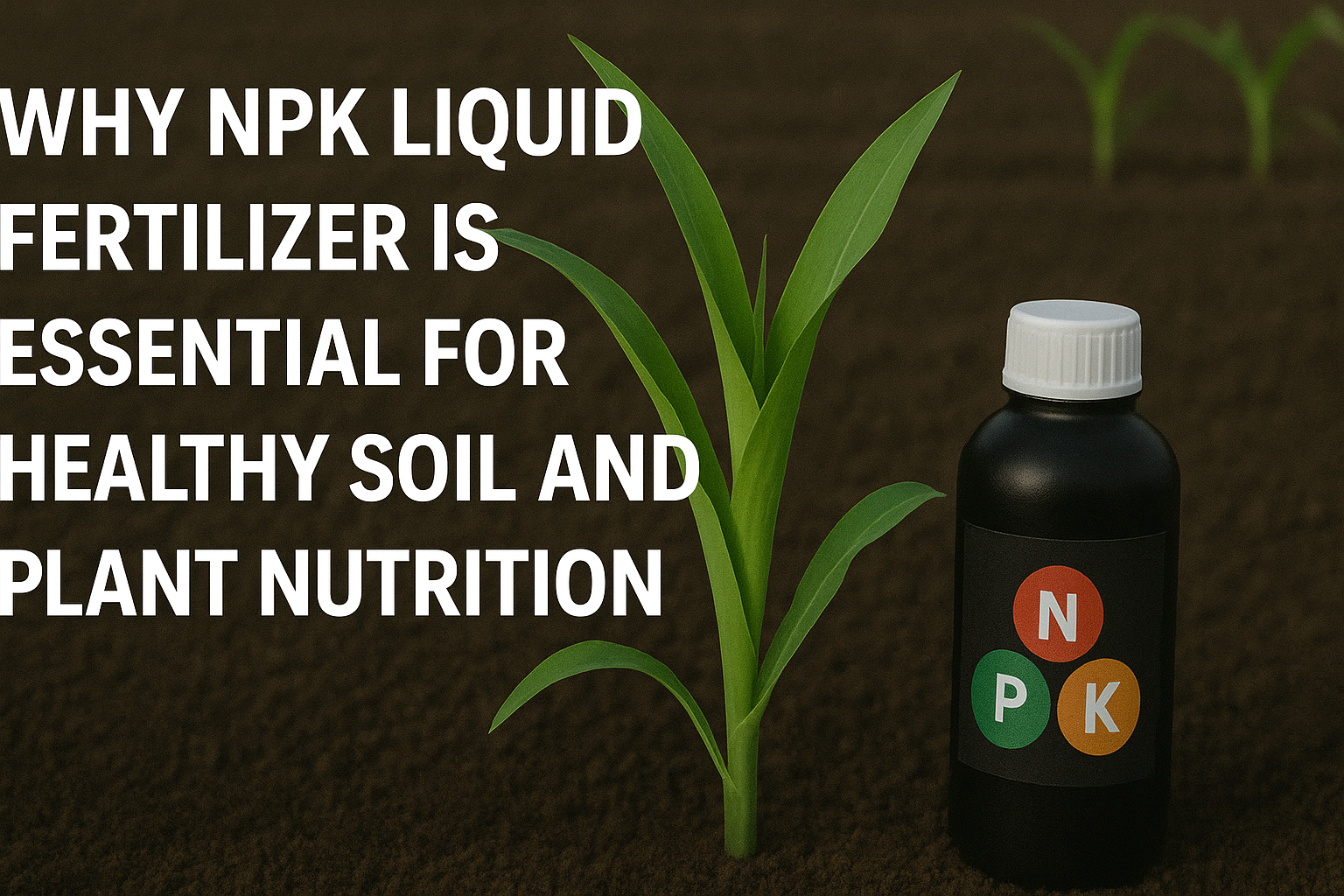 NPK liquid fertilizer is essential, it's necessary to dissect the function each of these major nutrients has in plant health