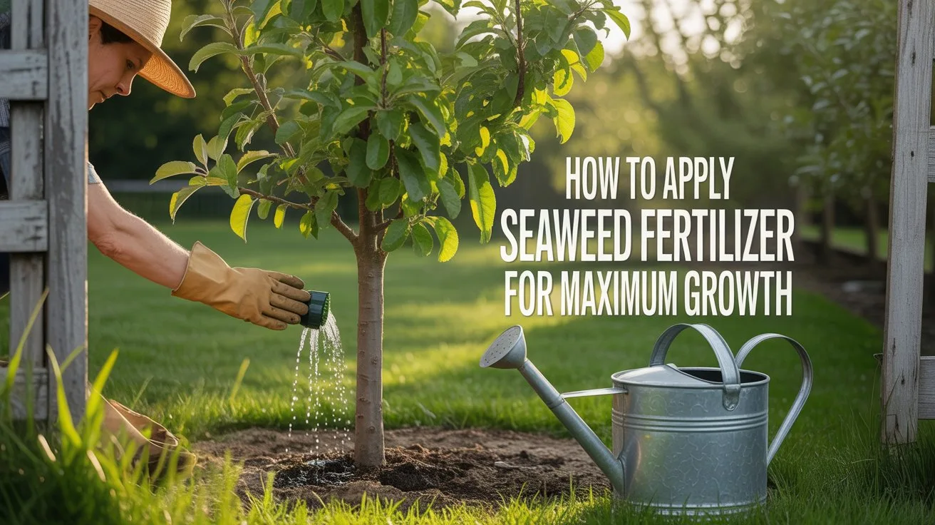 Seaweed fertilizer can be in the form of liquid seaweed extract for plants, or seaweed powder