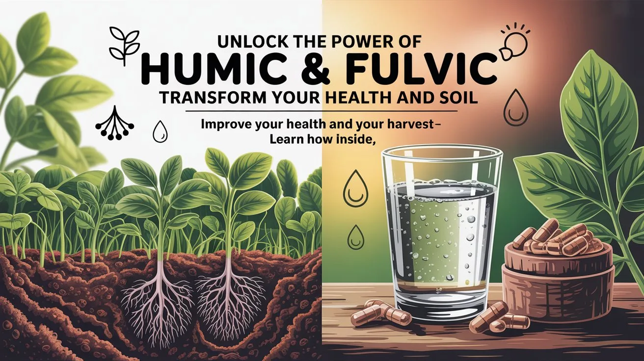 Humic and fulvic are natural substances, gaining notoriety recently, that may significantly improve soil and human health.