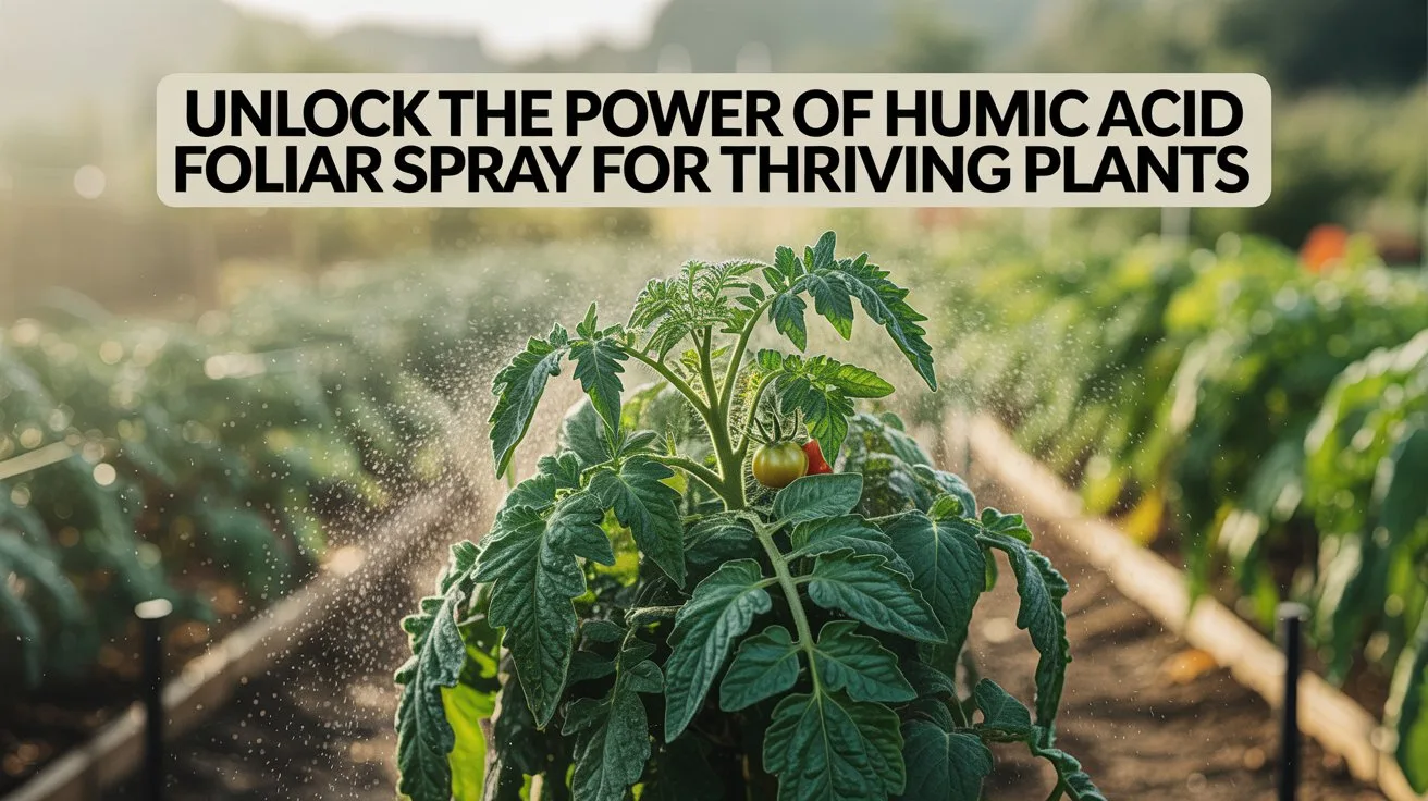 Unlock the Power of Humic Acid Foliar Spray f..